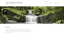 Desktop Screenshot of hotellesclarines.com